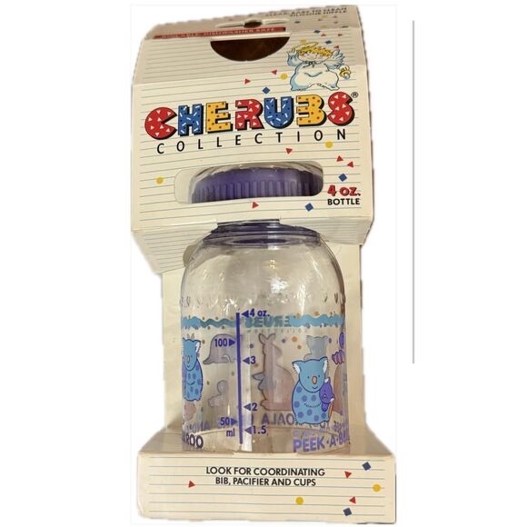 Playtex Other - VINTAGE AUTHENTIC NEW IN BOX Playtex Cherubs 1992 baby bottle 4oz